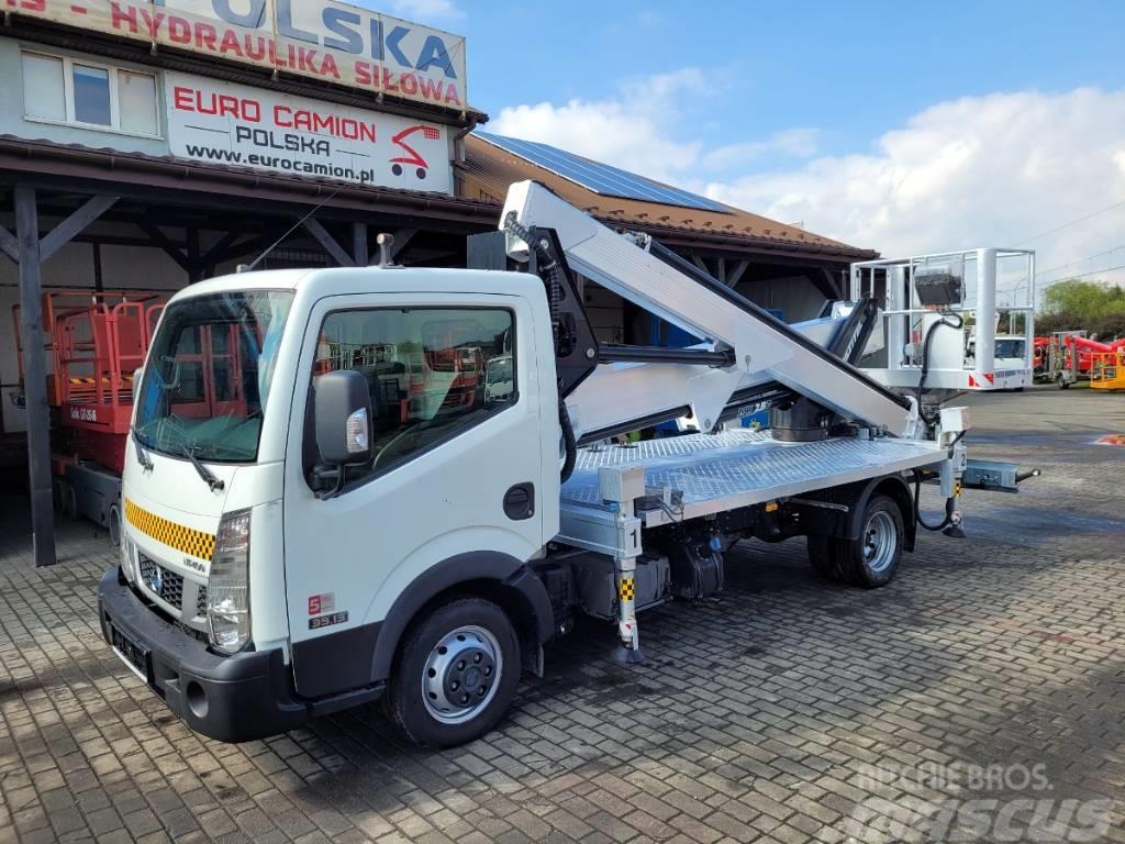 Multitel MX250 - 25 m Nissan NT400 bucket truck boom lift Platforme aeriene montate pe camion