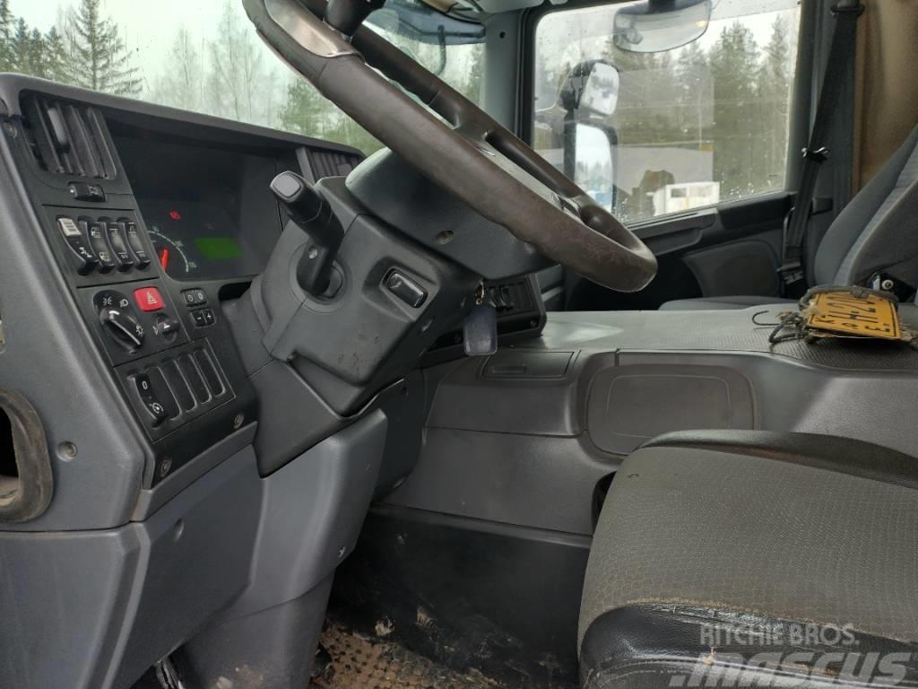 Scania P380 6x2 koukkulaite, papeeripiirturi Camion cu carlig de ridicare