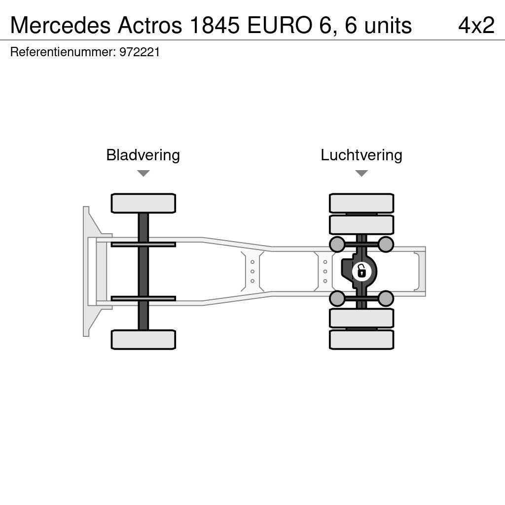 Mercedes-Benz Actros 1845 EURO 6, 6 units Autotractoare