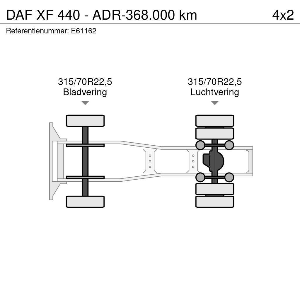 DAF XF 440 - ADR-368.000 km Autotractoare