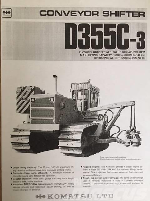Komatsu D 355 C-3 MIETE / RENTAL (12002223) Buldozere pentru montat tevi