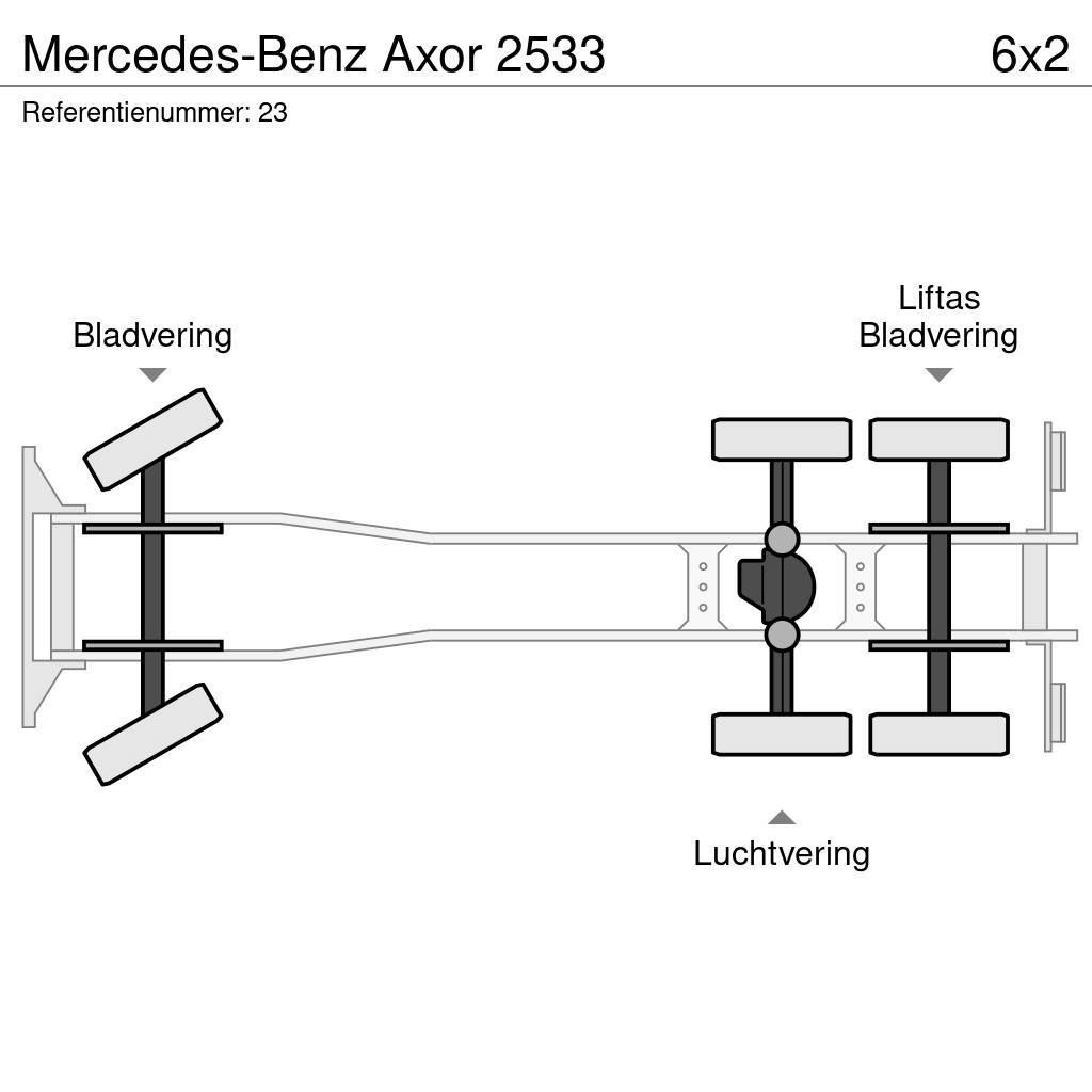 Mercedes-Benz Axor 2533 Camioane platforma/prelata