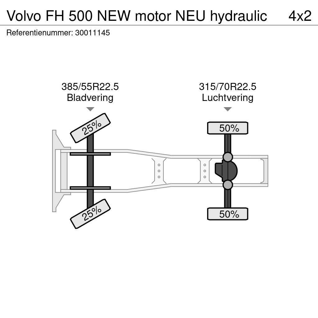 Volvo FH 500 NEW motor NEU hydraulic Autotractoare