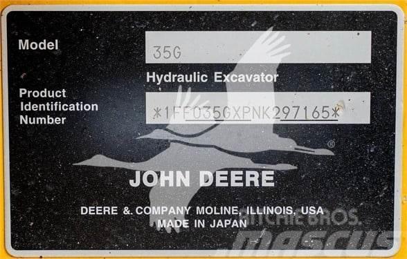 John Deere 35G Mini excavatoare < 7t