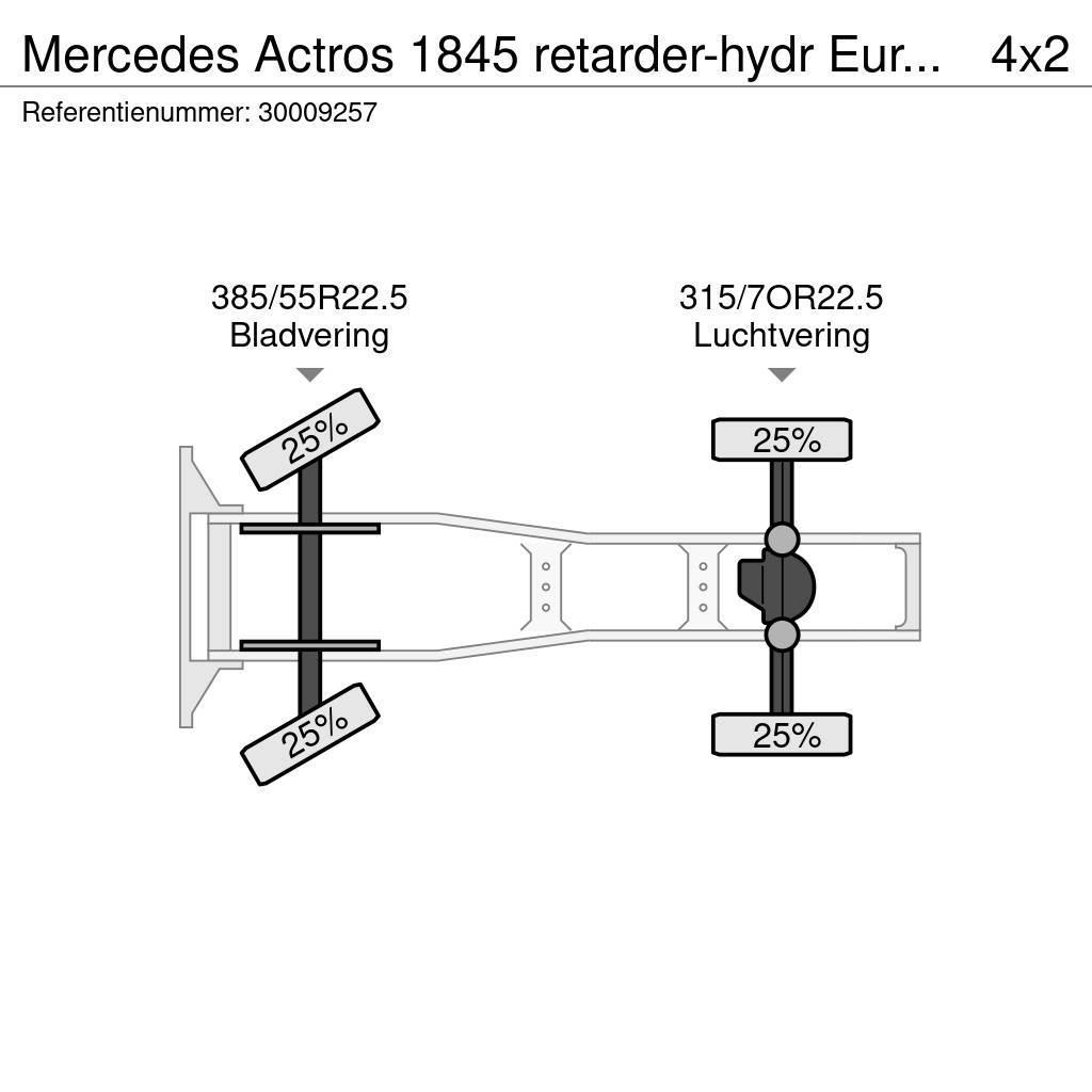 Mercedes-Benz Actros 1845 retarder-hydr Euro 5ch 14 Autotractoare