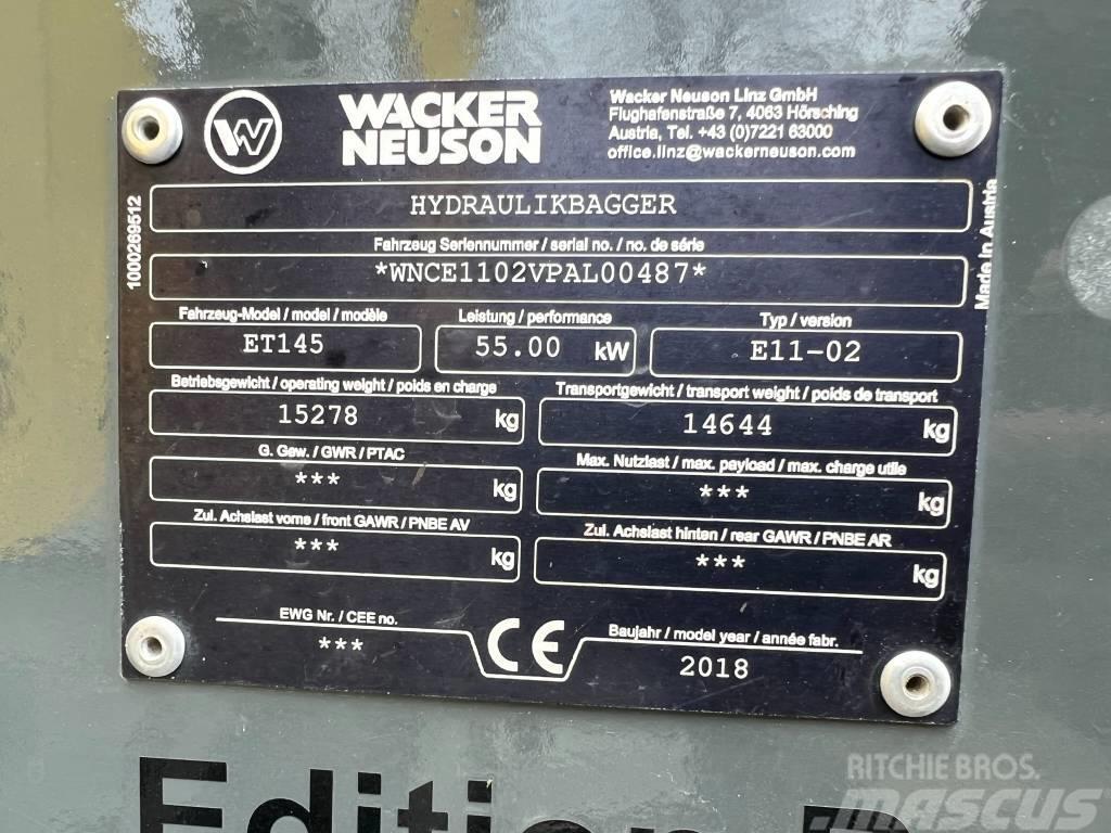 Wacker Neuson ET 145 Excavatoare pe senile