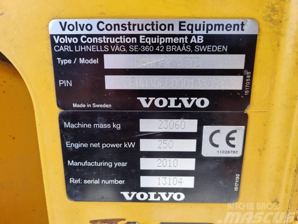 Volvo Wozidło Dumper VOLVO A30E 6x6 Transportoare articulate