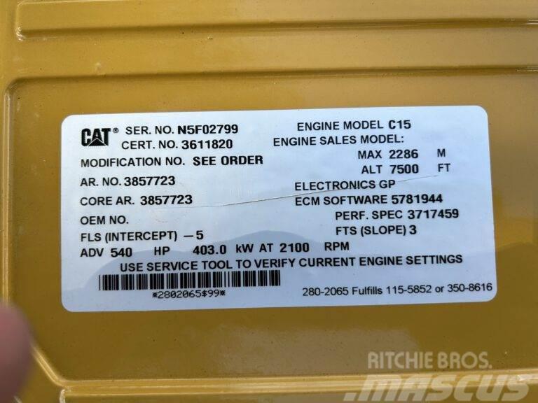CAT C15 - Unused - 540 HP - Arr. 385-7723 Motoare