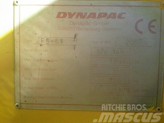 Dynapac F 9-6W Pavatoare asfalt