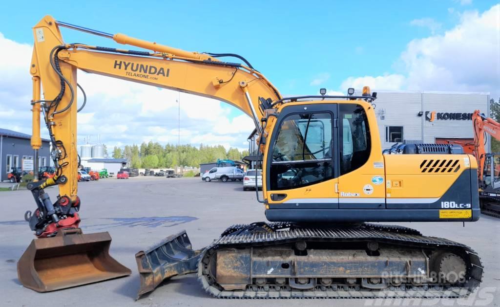 Hyundai MYYTY! SOLD!  R180LC-9 PYÖRITTÄJÄLLÄ Excavatoare pe senile