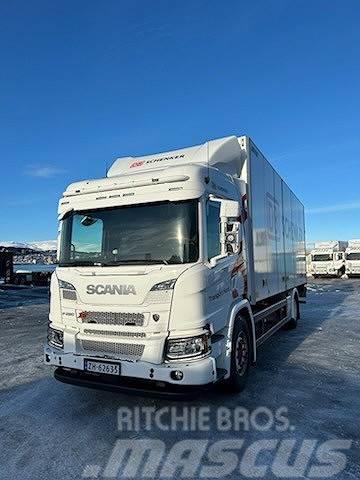 Scania P280B4x2NB m/Närko skappåbygg, sideåpning og baklø Autocamioane