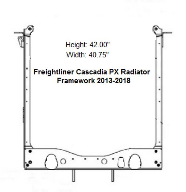 Freightliner Cascadia Radiatoare
