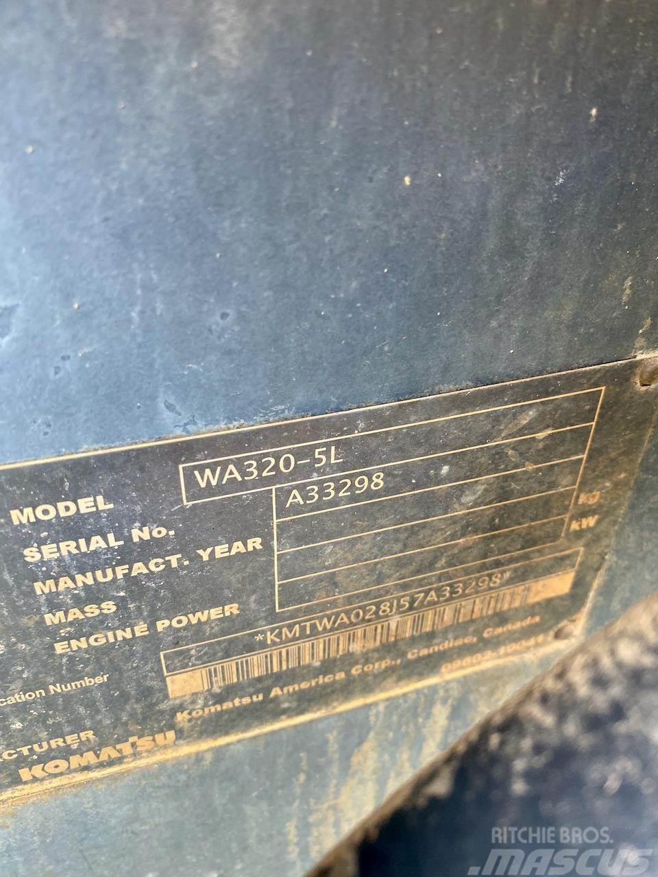 Komatsu WA320-5 Incarcator pe pneuri