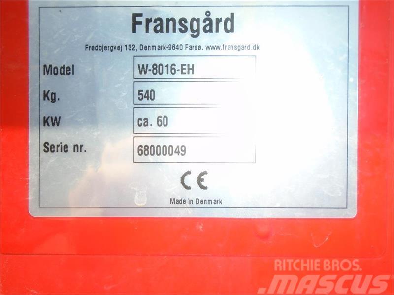 Fransgård W-8016-EH  m/ Radiostyring  Meget Velholdt Macarale