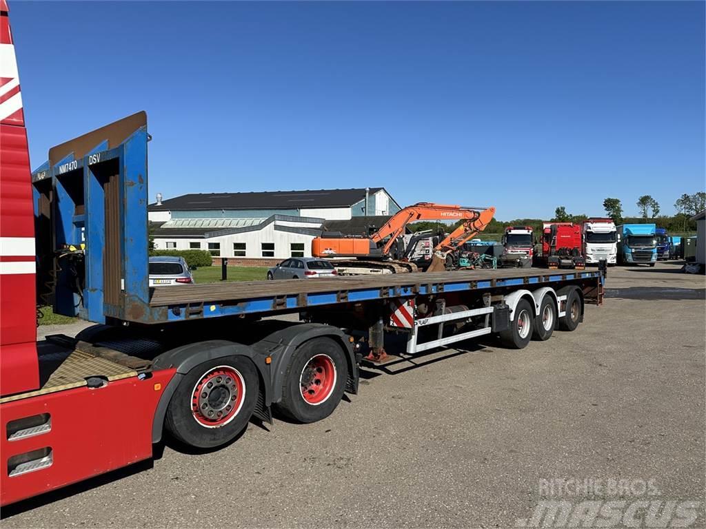  L A G Udtræks trailer + 7,40m udtræk Semi-remorca agabaritica