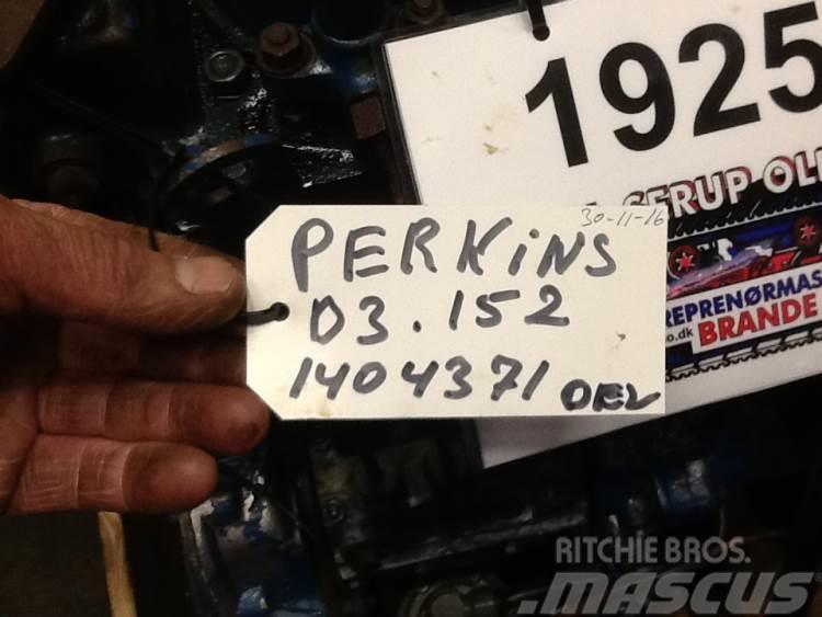 Perkins D3.152 motor - kun til dele Motoare