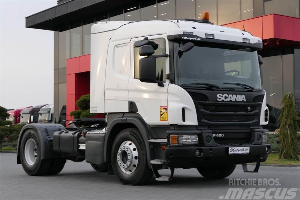 Scania P 450 / RETARDER / HYDRAULIKA / NISKA KABINA / WAG Autotractoare