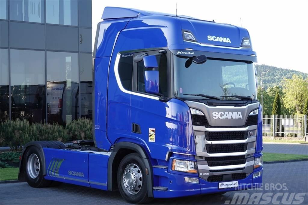 Scania R 450 / RETARDER / OPONY 100 % / 2018 ROK Autotractoare