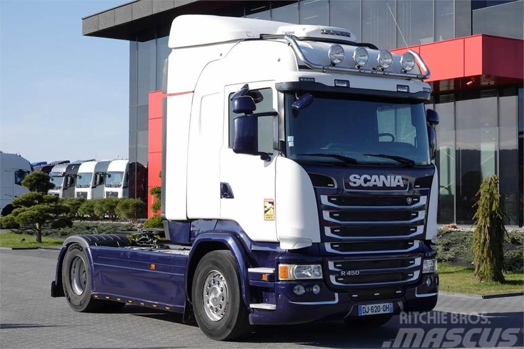 Scania R 450 / RETARDER / I-PARK COOL / EURO 6 / SPROWADZ Autotractoare