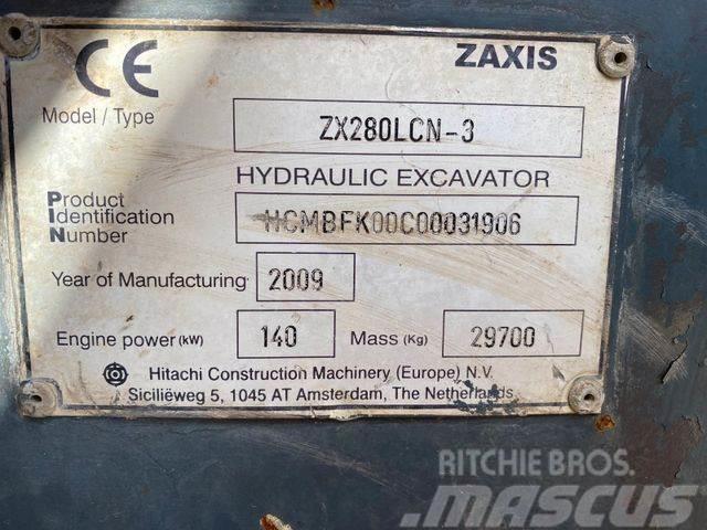 Hitachi ZX280 LCN-3 **BJ. 2009 *11645H ** Excavatoare pe senile