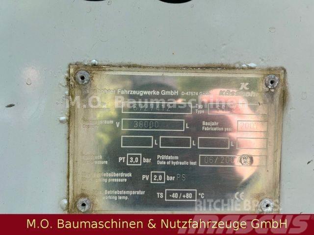 Kässbohrer SSL 38 / 38.000 L / 3 achser / Luft Cisterna semi-remorci