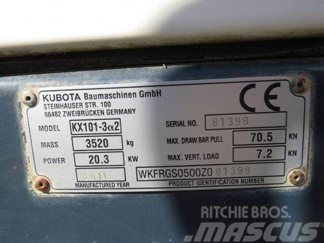 Kubota Minibagger KX 101-3 Minibagger Mini excavatoare < 7t