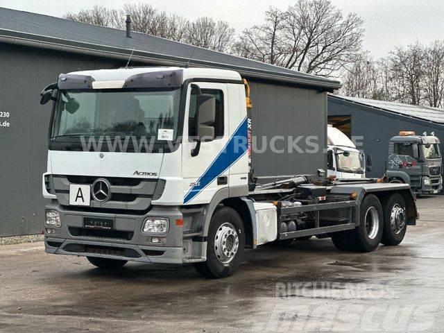 Mercedes-Benz Actros 2541 6x2 Euro5 HIAB-Abrollkipper Camion cu carlig de ridicare