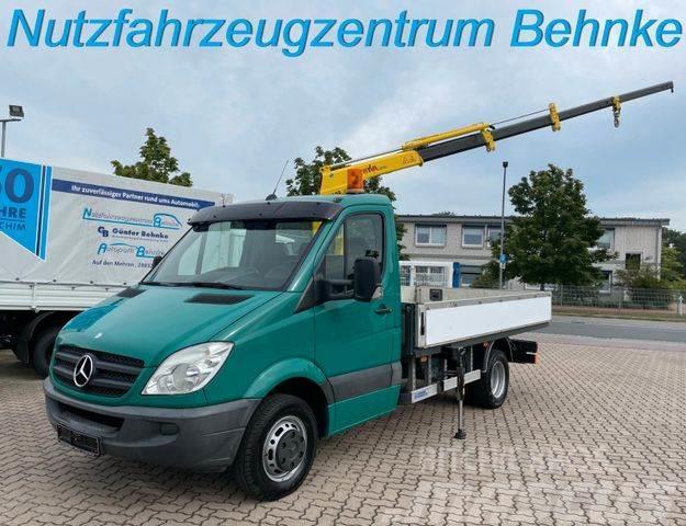 Mercedes-Benz Sprinter 519 CDI Pritsche / Hyva Kran 4,2m=600kg Pick up/Platou