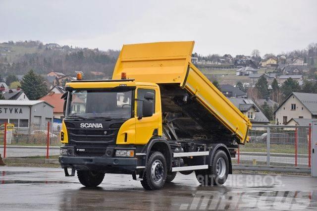 Scania P 410 Kipper 4,20m + BORDMATIC / TOPZUSTAND Autobasculanta