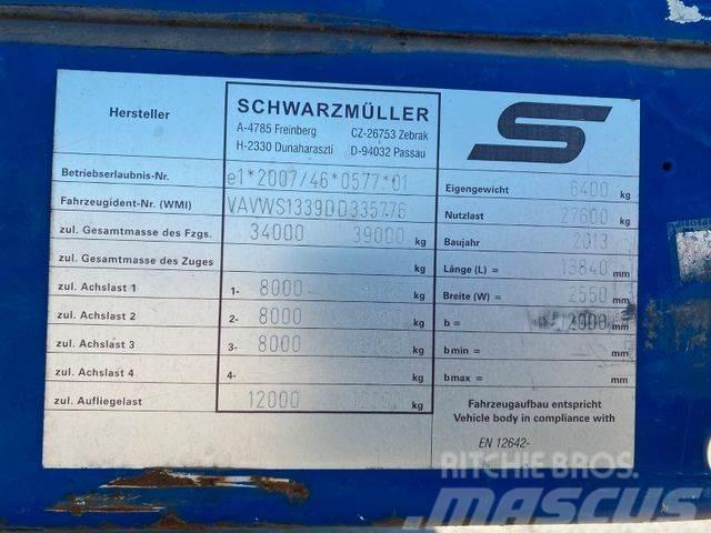 Schwarzmüller with sides, coil mulde system vin 776 Semi-remorca speciala