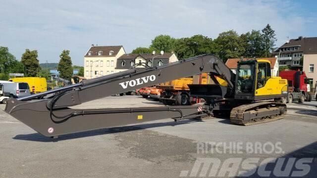 Volvo Ec 250 DNL mit Neu Long REach Arm 16 m Excavatoare pe senile