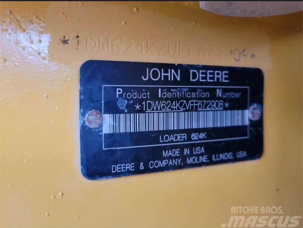 John Deere 624K Incarcator pe pneuri