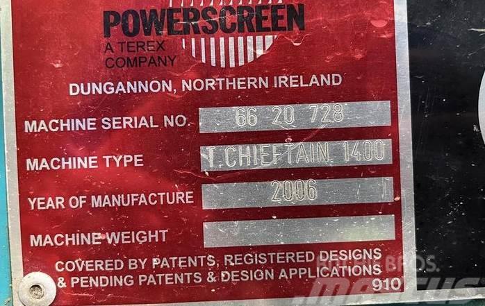 Powerscreen Chieftain 1400 Cernuitoare