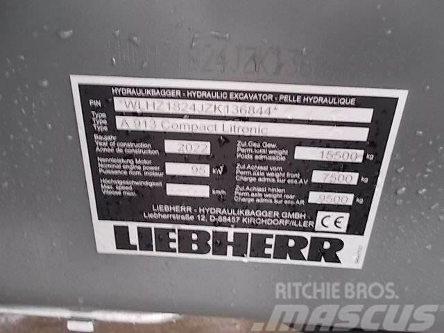 Liebherr A 913 Compact G6.0-D Litronic Excavatoare cu roti