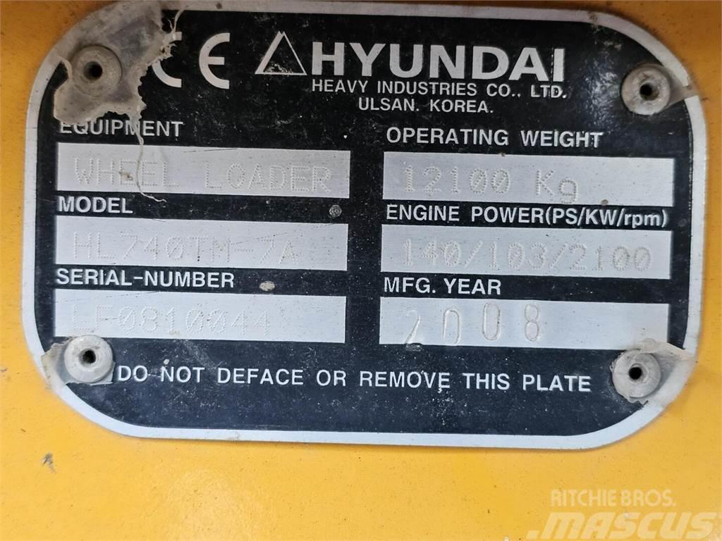 Hyundai HL 740 TM 7A Incarcator pe pneuri