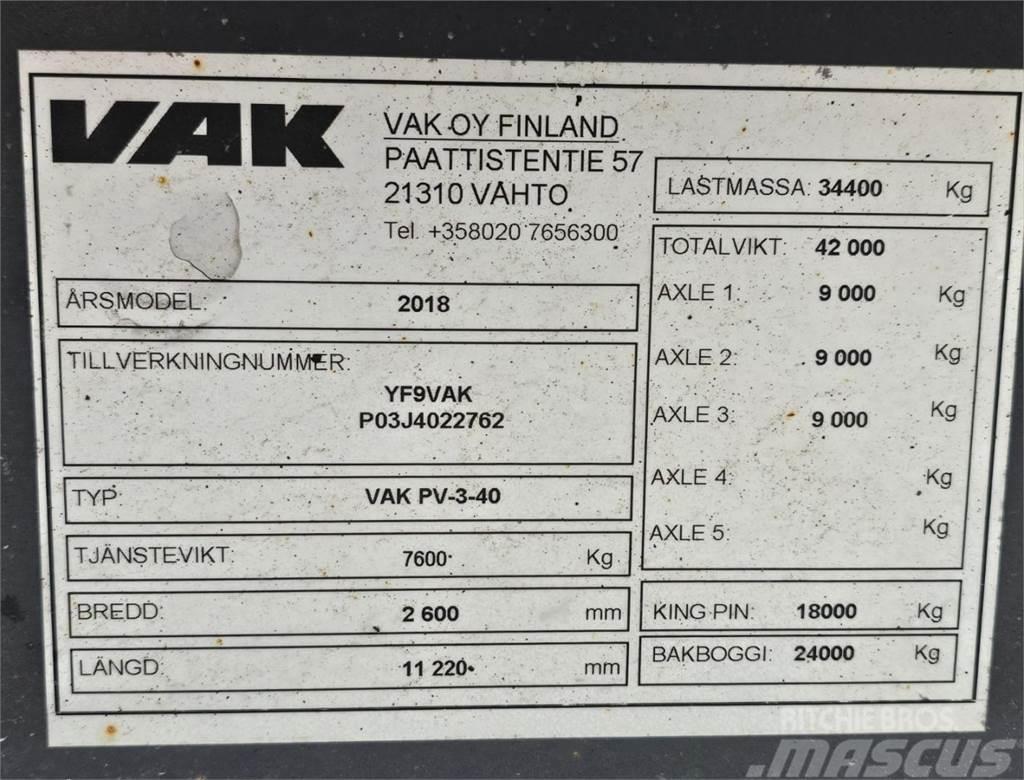 VAK PV-3-40 Alte semi-remorci