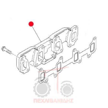 Agco spare part - exhaust system - other exhaust system Alte masini agricole
