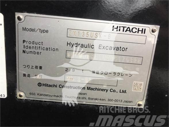 Hitachi ZX135USK-6 Excavatoare pe senile