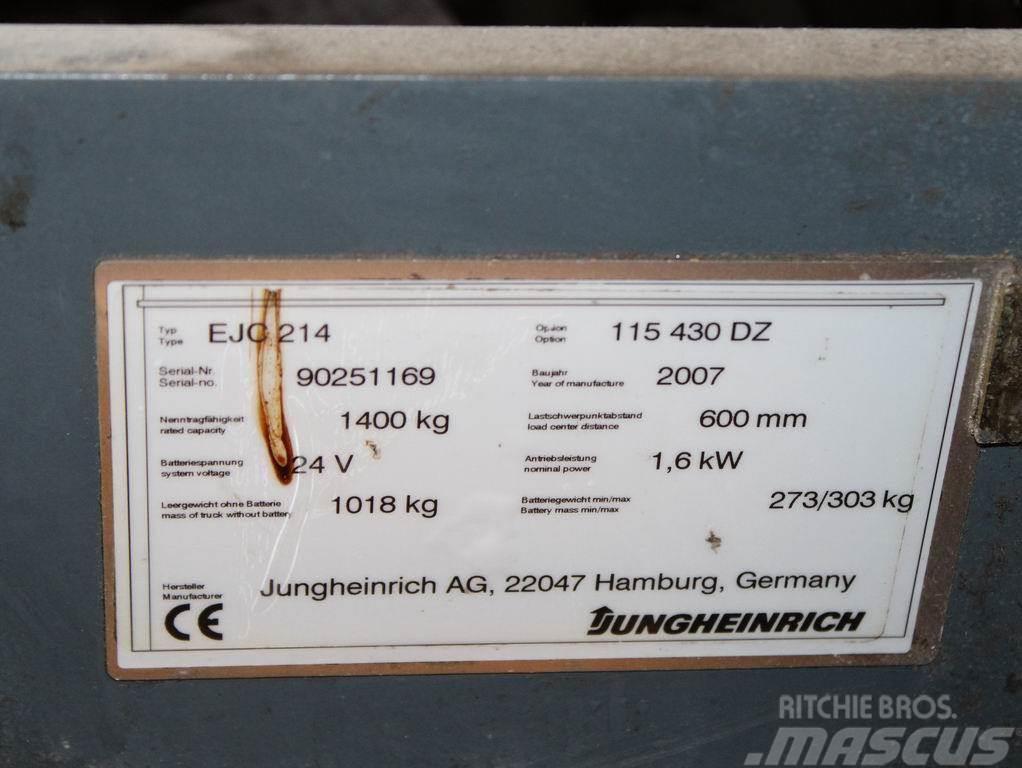 Jungheinrich EJC 214 115-430DZ Transpaleta manuala