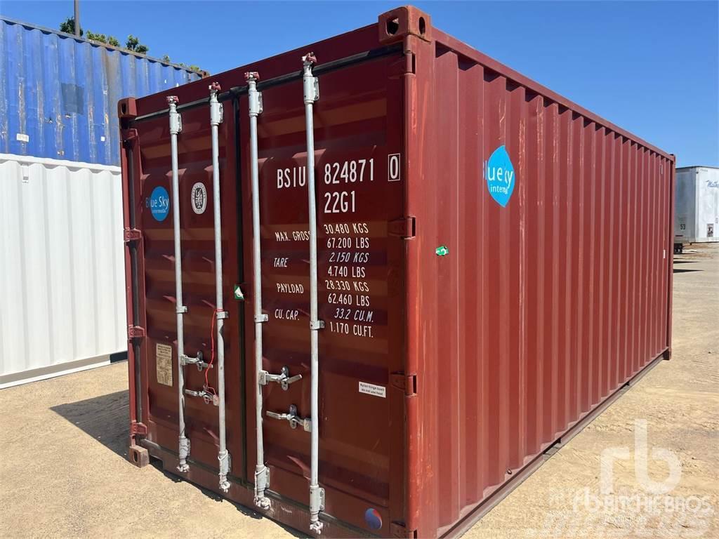  20 ft One-Way High Cube Containere speciale