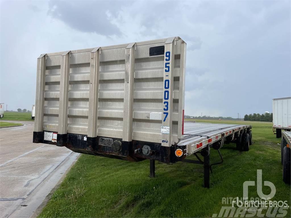 Great Dane 53 ft T/A Spread Axle Flatbed/Dropside semi-trailers