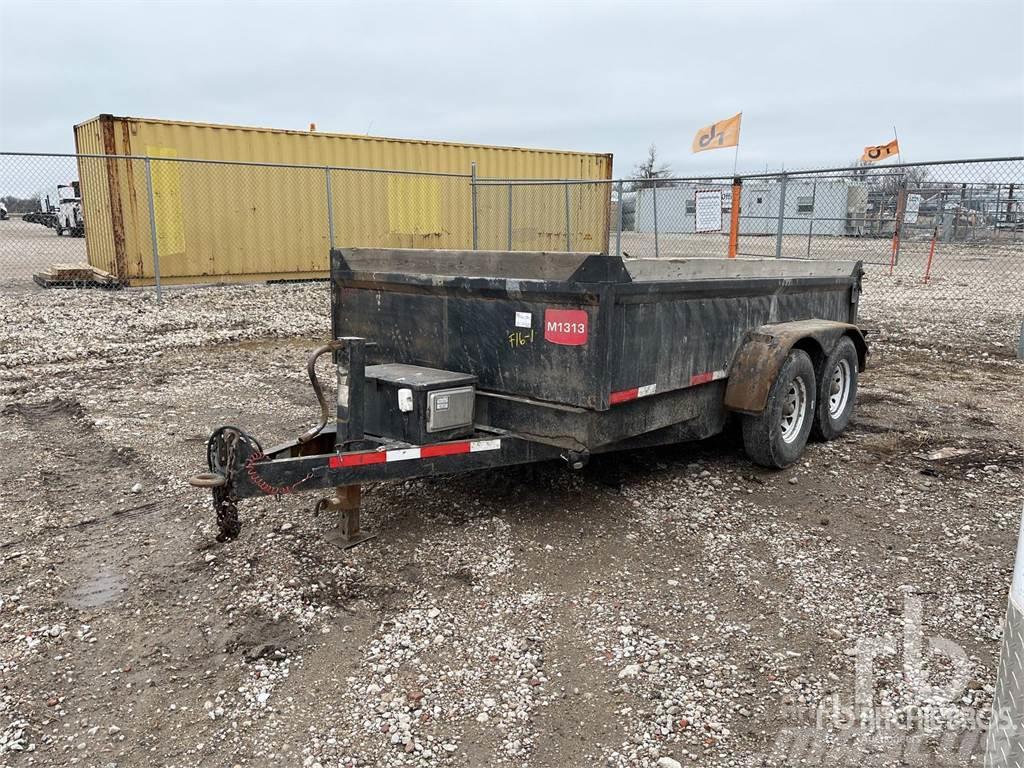  H & H 12 ft T/A Dump Remorci transport vehicule
