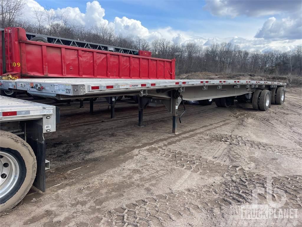Manac 53 ft Flatbed/Dropside semi-trailers