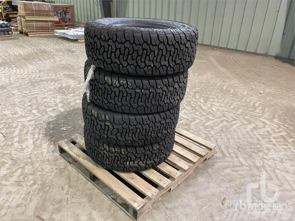  Quantity of (4) 285/65R18 Retreat Tyres, wheels and rims
