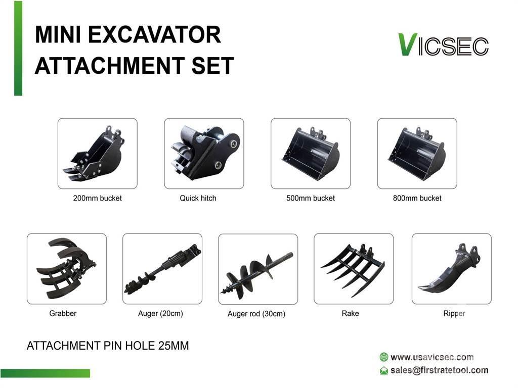  VICSEC Quantity of (9) Excavator Attac ... Alte componente