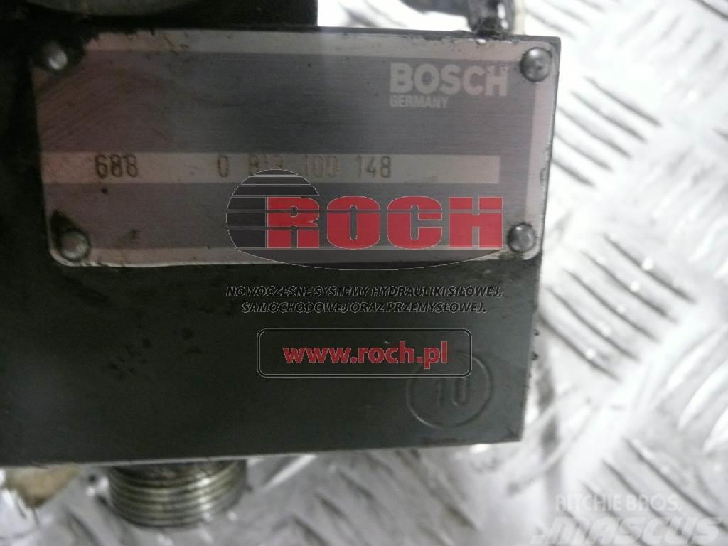 Bosch 688 0813100148 - 1 SEKCYJNY + ELEKTROZAWÓR + CEWKI Hidraulice