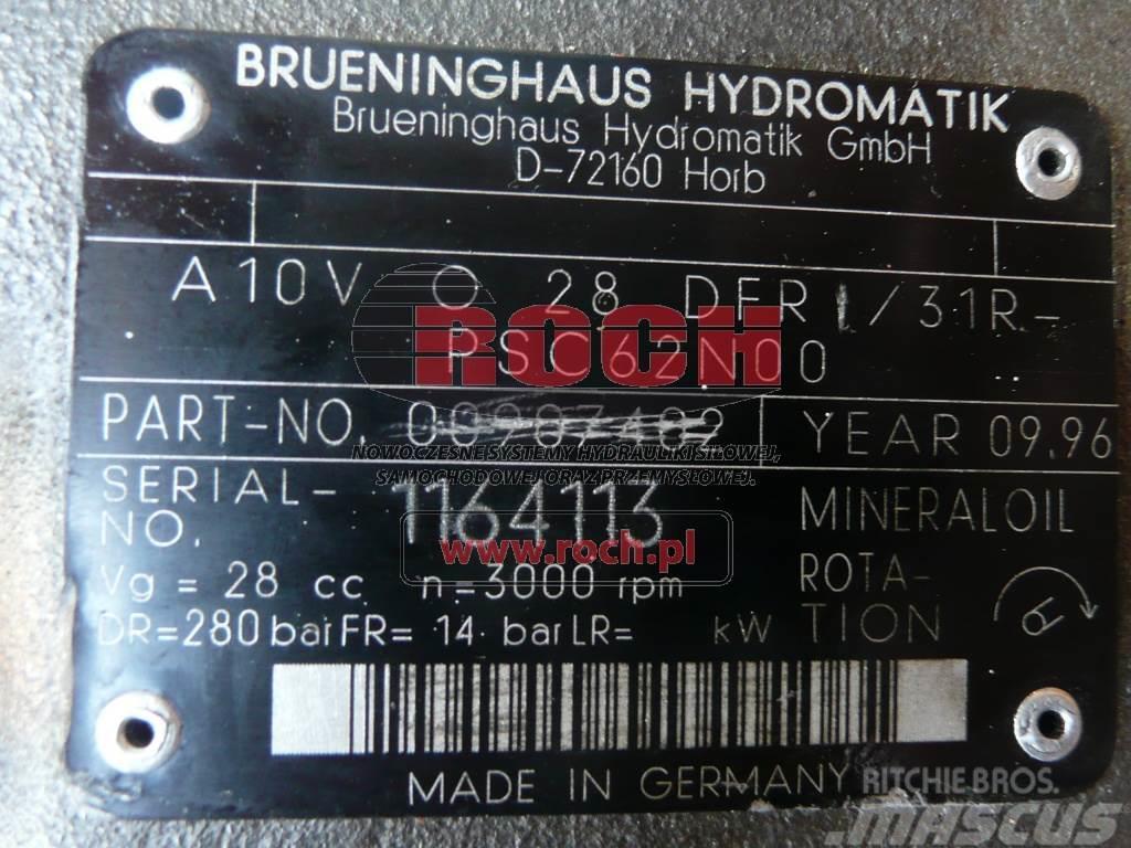 Brueninghaus Hydromatik A10VO28DFR/31R-PSC62N00 00907402 Hidraulice