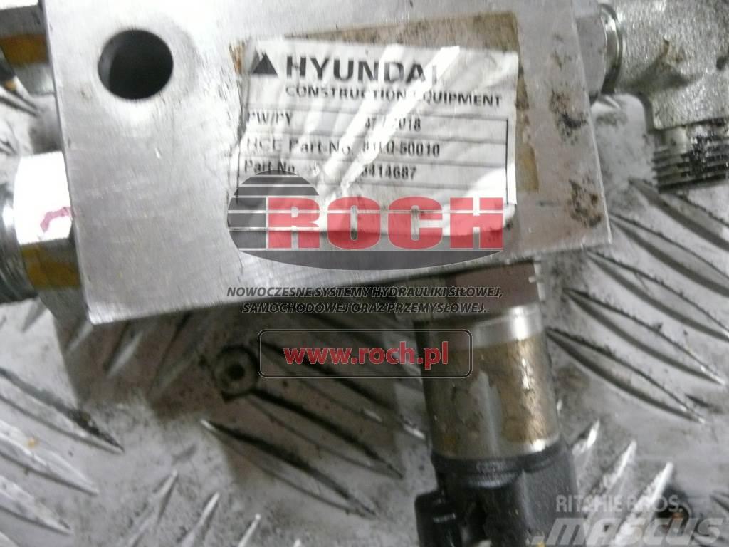 Hyundai 81LQ-50010 3414687 3414686 + 3036401 24VDC 30OHM - Hidraulice