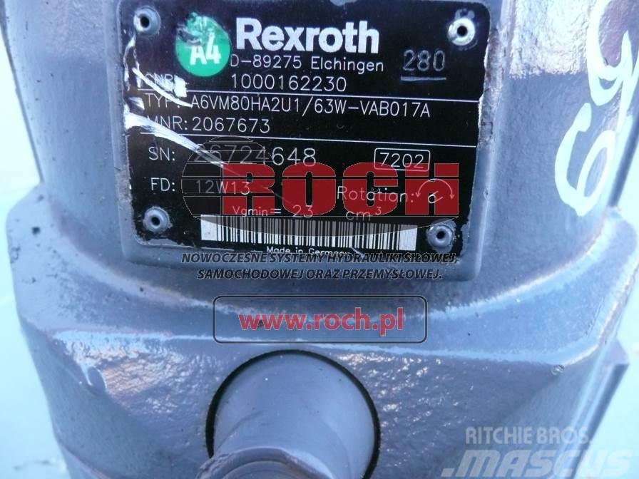 Rexroth A6VM80HA2U1/63W-VAB017A 2067673 1000162230 Motoare