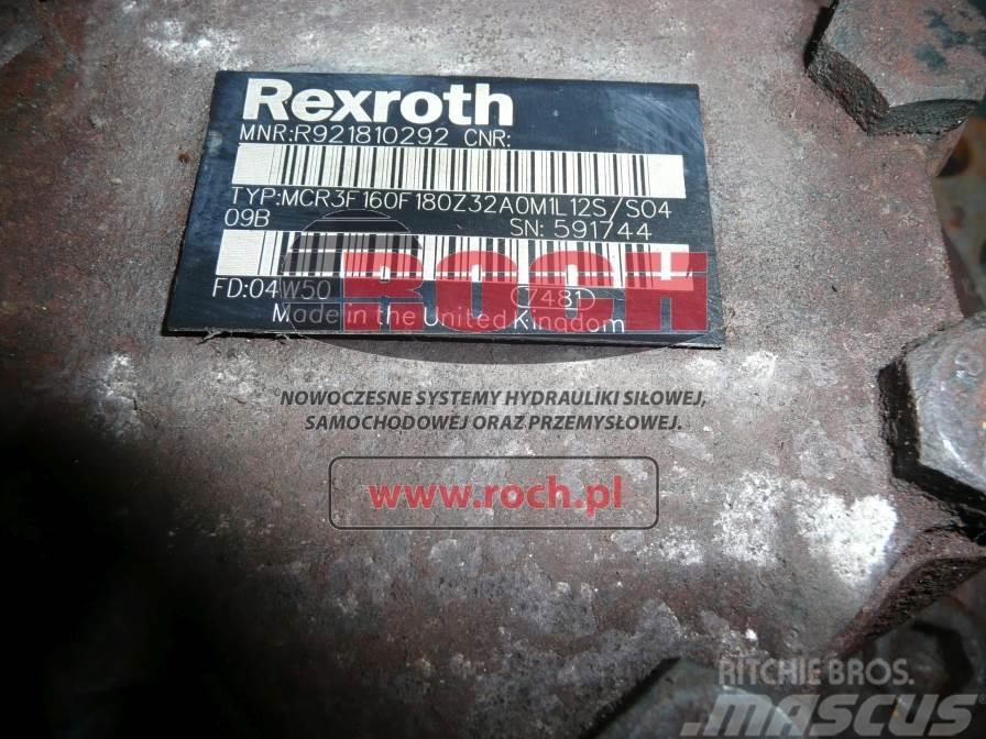 Rexroth MCR3F160F180Z32A0M1L12S/S0409B Motoare